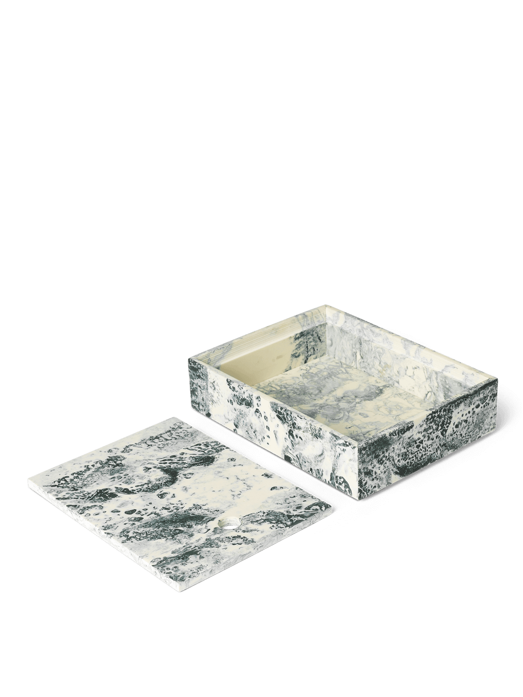 Mist Box - Emerald Off-white