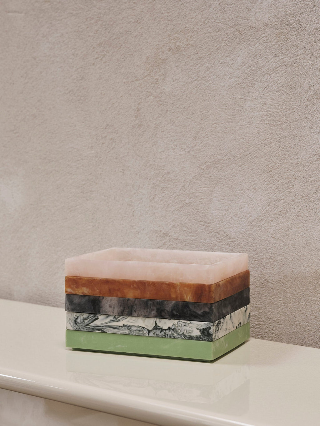 Mist Tray - Emerald Off-white