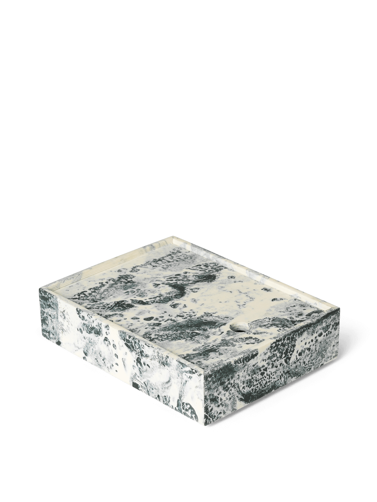 Mist Box - Emerald Off-white